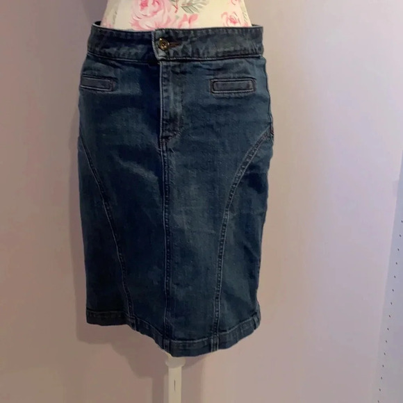 Lucky brand denim skirt size 2 / 26 - Picture 1 of 11